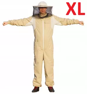 Včelársky odev - Kombinéza Fabio, veľkosť XL, béžová